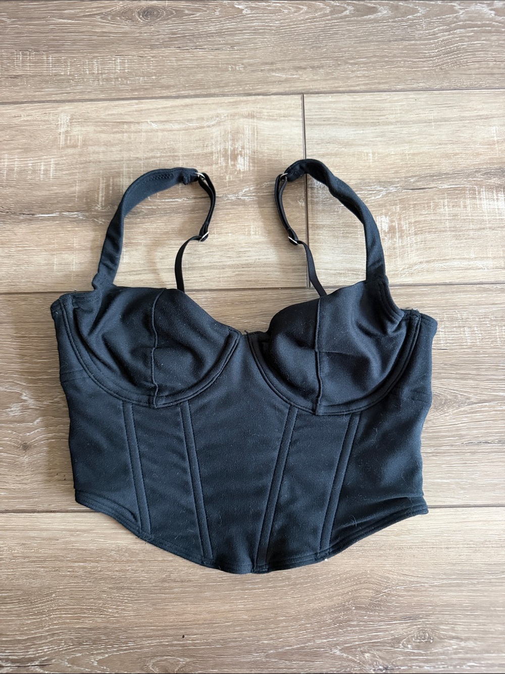 Black corset top